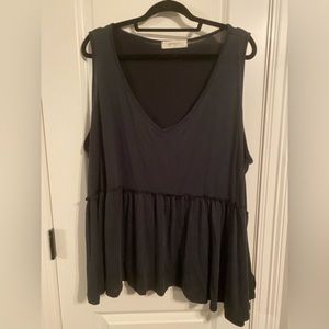 A beautiful soul v neck peplum top - comfy knit only worn once